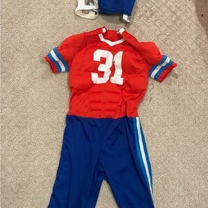 Red and Blue Football Costume